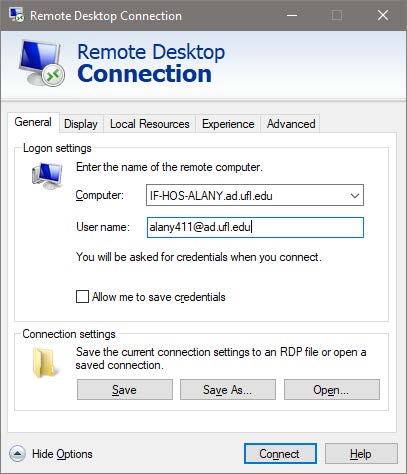 Remote Desktop Connection - W2W 3