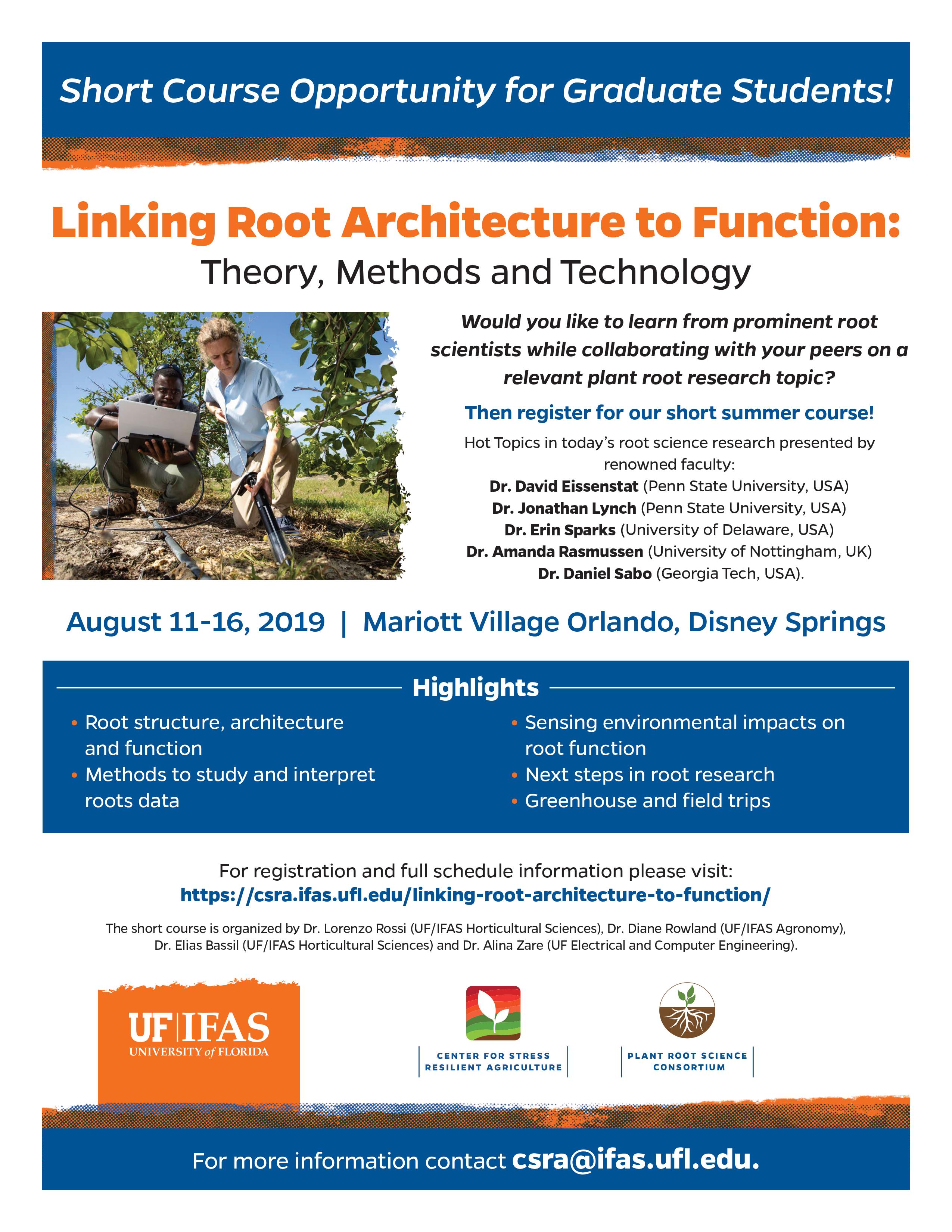 Root Summer Course Flyer