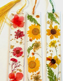 Bookmarks with Dried Flowers
