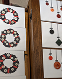 Button Wreath Cards, Altruism & Narcissism, Photo by N. Ellis, Lorraine D., & Holiday Crafts and Creations
