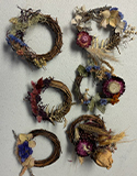 Dried Botanical Mini-Wreaths