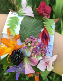 Tape Bracelet with Flowers