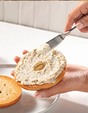 herb spread on bagels, Photo by Miyoko’s Creamery