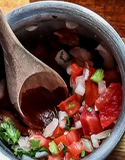making salsa, Photo by S. Adel.unsplash